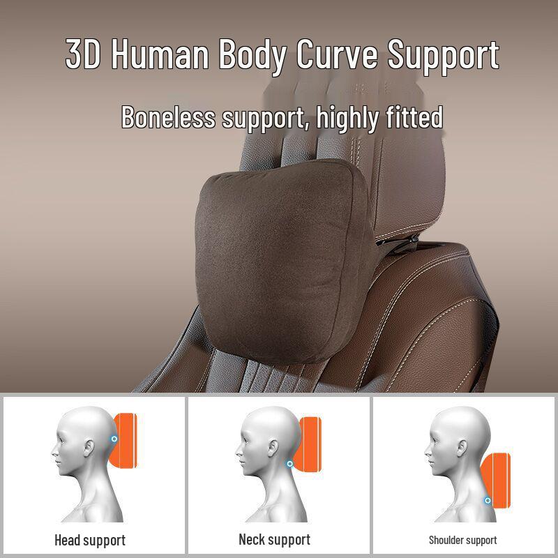 Пара подушек подголовника и поясничной поддержки для автомобиля Mercedes-Benz Maybach