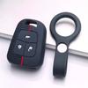 Силиконовый чехол для брелока с кольцом для Chevrolet Cruze Aveo Orlando Captiva Spark для Opel Astra J Insignia Corsa D/E Antara Zafira Mokka, 3-кнопочный