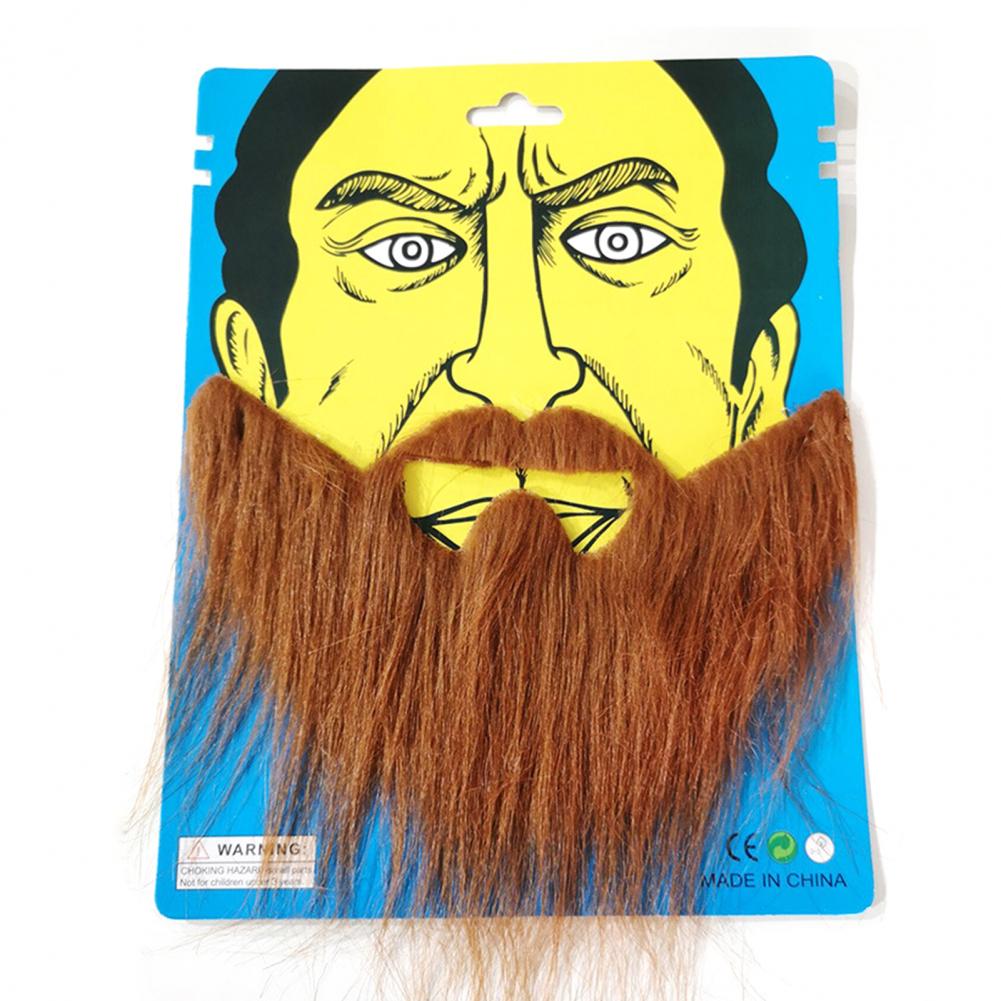 Смешные накладные усы многоразовые украшения новинка косплей накладная борода реквизит для фотобудки костюмная вечеринка борода бакенбарды