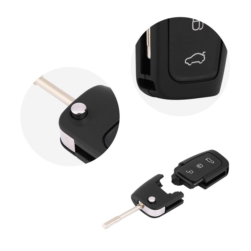 3 Button Remote Key Fob 433MHz with Chip 4D60 for Ford Focus