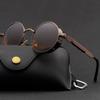 Classic Gothic Steampunk Sunglasses Men Women Vintage Round Metal Frame Sun Glasses Non Polarized Glasses