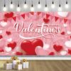 115cmx180cm Valentine's Day Photography Backdrop Romantic Happy Valentine's Day Banner  Engagement