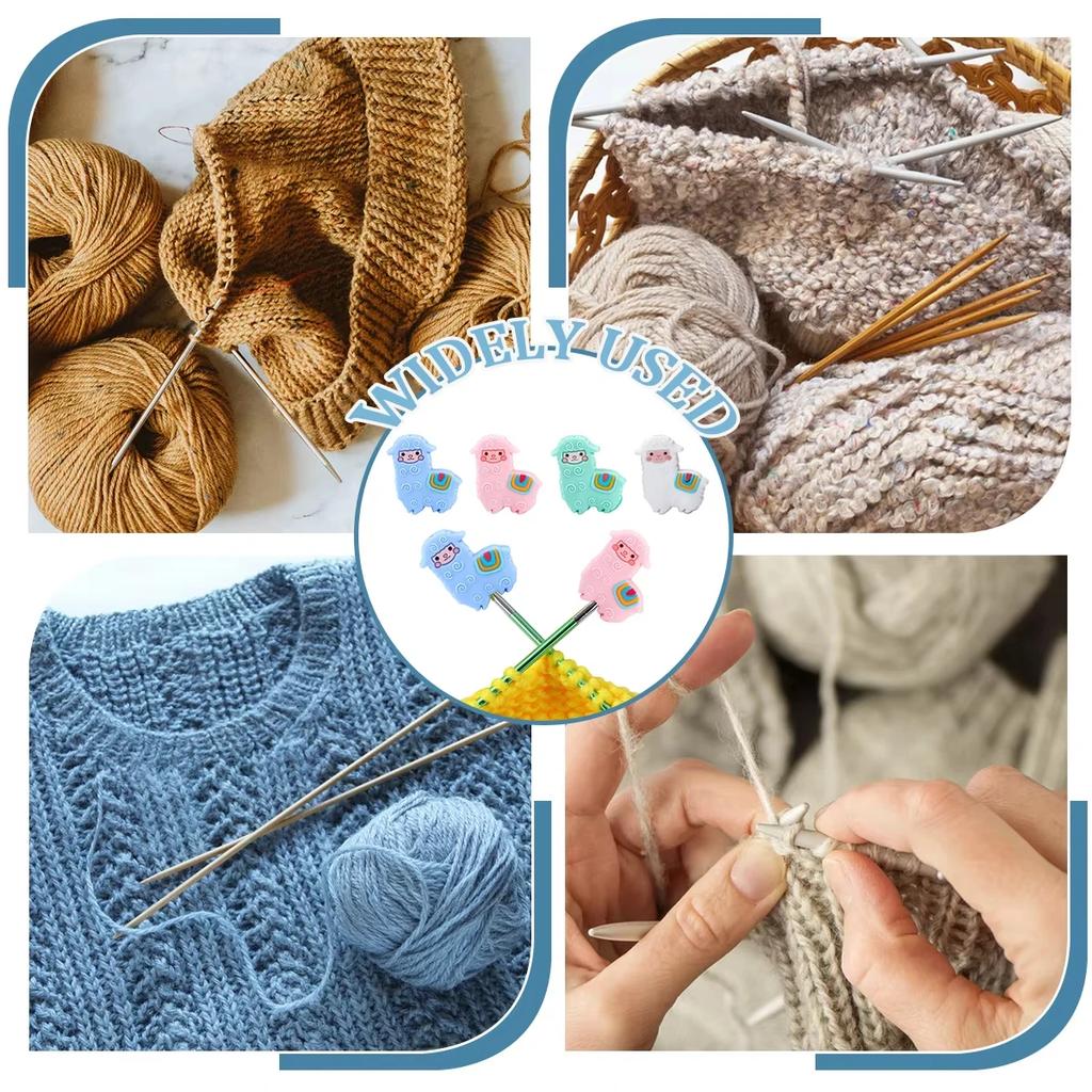 4 шт. Мультяшные Защитные Наконечники для Спиц, Стопоры для Вязальных Спиц, Милые Буквы, Заглушки для Вязания, Аксессуар для Вязания