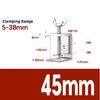 304 Stainless Steel C-clamp Steel Pipe Square Clamps 20~130mm Tiger Clamp Heavy Duty C-clamp Multi-function Hardware Fastener