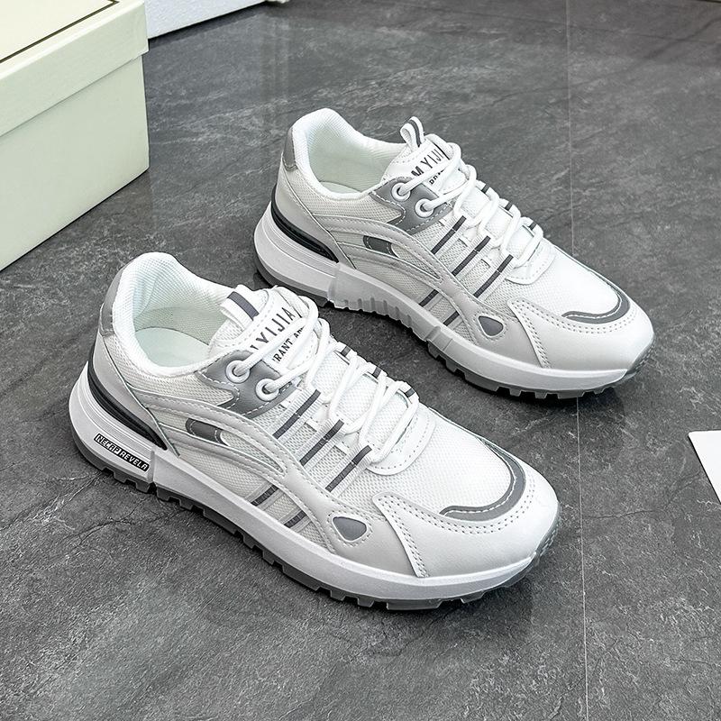 Новые женские повседневные кроссовки для ходьбы, дышащие, удобные, женская повседневная обувь, уличные кроссовки, обувь на платформе   De Mujer