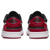 Мужские кроссовки Air Jordan 1 Low FlyEase Alternate Bred Toe Black Gym-Red White DM1206-066