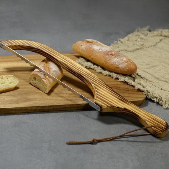 Деревянная пила для резки хлеба с отверткой, крышка резака, самодельная хлеборезка на закваске, тостовый багет, зубчатые режущие инструменты, кухонные гаджеты