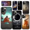 Чехол для телефона 'Астронавт Звездный Космос' для iPhone 17 Air 16 16e 15 Plus для Apple 13 11 12 14 Pro Max Cover coque fundas
