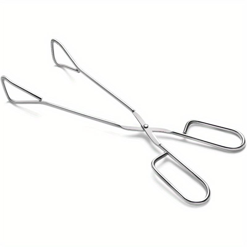 1 шт. щипцы для барбекю, сверхмощные кухонные щипцы из нержавеющей стали для приготовления пищи, барбекю, щипцы для сервисных ножниц-щипцы для шведского стола 11 дюймов