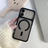 Магнитный матовый съемный чехол-кейс для линз для iPhone 17 Pro Max, с ощущением кожи, подходит для моделей Apple 16-15