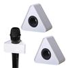 Felimoa Microphone Flags for 40mm Set of 2 Interviews, Triangular, Approx. Diameter,