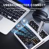 BOMGE 6-Channel DJ Audio Mixer MP3 USB Bluetooth 48V Phantom 99 DSP Effects Live