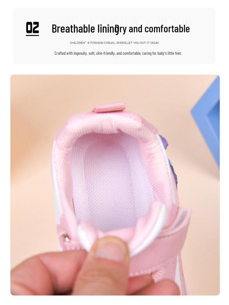 Детские дышащие кеды с мультяшным принтом - Белые, износостойкие, низкие, на плоской подошве, повседневные, для мальчиков и девочек