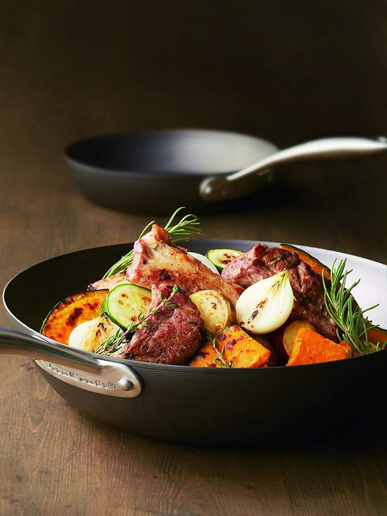 Vita Caft and Super Iron Frying Pan 28cm Made In Japan Spatula Drawing Process Gas IH Compatible 2003 Rust-resistant Non-stick Craftsman-made