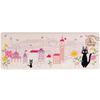Senko Delivery Service Flower Town Wipeable PVC Kitchen 45 X Character Ghibli 60607 Kiki's Mat, Approx. 120cm, Pink, Jiji, Cat, Design,