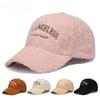 Шапка Осень и Зима Вышивка Буквами Кепка Женская Мода Путешествия Теплая Анти-Бейсболка