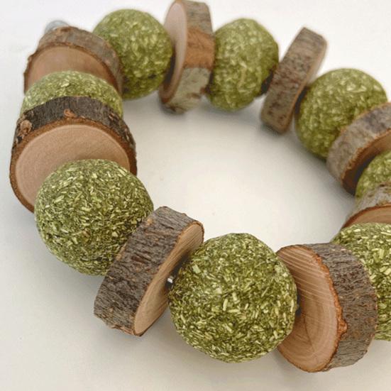 Натуральная игрушка для хомяка ручной работы, устойчивая к жеванию, уход за зубами, ароматная трава с ароматом кролика, морская свинка, шиншилла, игрушка для домашних животных