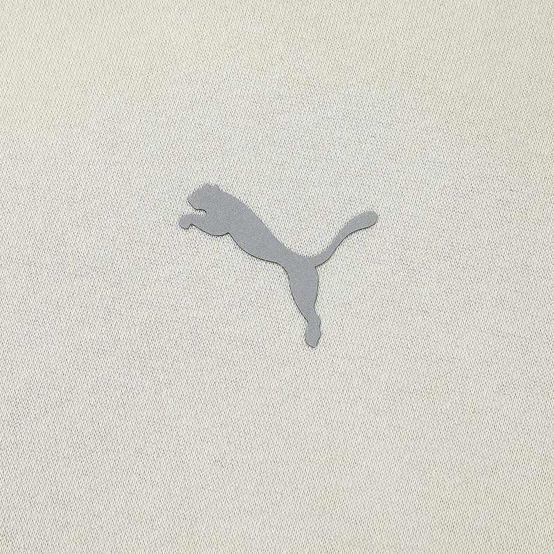 Puma Tb Crew Solid Loose Fleece Теплая толстовка с длинным рукавом Женская топы Белый 629737-87