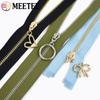 5 шт. Meetee №3 15-30 см Металлические молнии для сумок, закрытый конец, молния с автозамком для комплекта для ремонта одежды, DIY швейные материалы, аксессуары