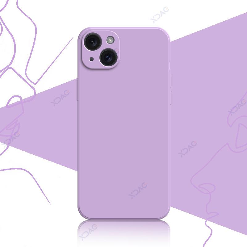 Роскошный мягкий чехол для iPhone 14 15 Pro Max Plus 5G 360 Edge защитный жидкий силиконовый корпус для мобильного телефона