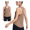 Siomlana Yoga Tank Crew Perfect for Hot Yoga Women's Top, Sports, Neck, Fitness, Training, Stretchy, Breathable, Thin,