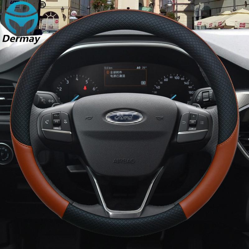 Для Ford Escape Kuga I II Van Escape автомобильный чехол на руль кожаный противоскользящий 100% брендовые автомобильные аксессуары DERMAY