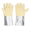 1 Pair Aluminum Foil Gloves High Temp Resistance Heat Insulation Gloves for Industrial Welding Fire Fighting