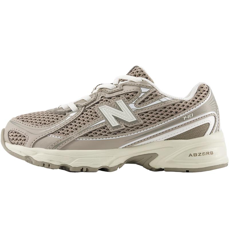 New Balance Детские ретро-кроссовки в стиле пэчворк 740