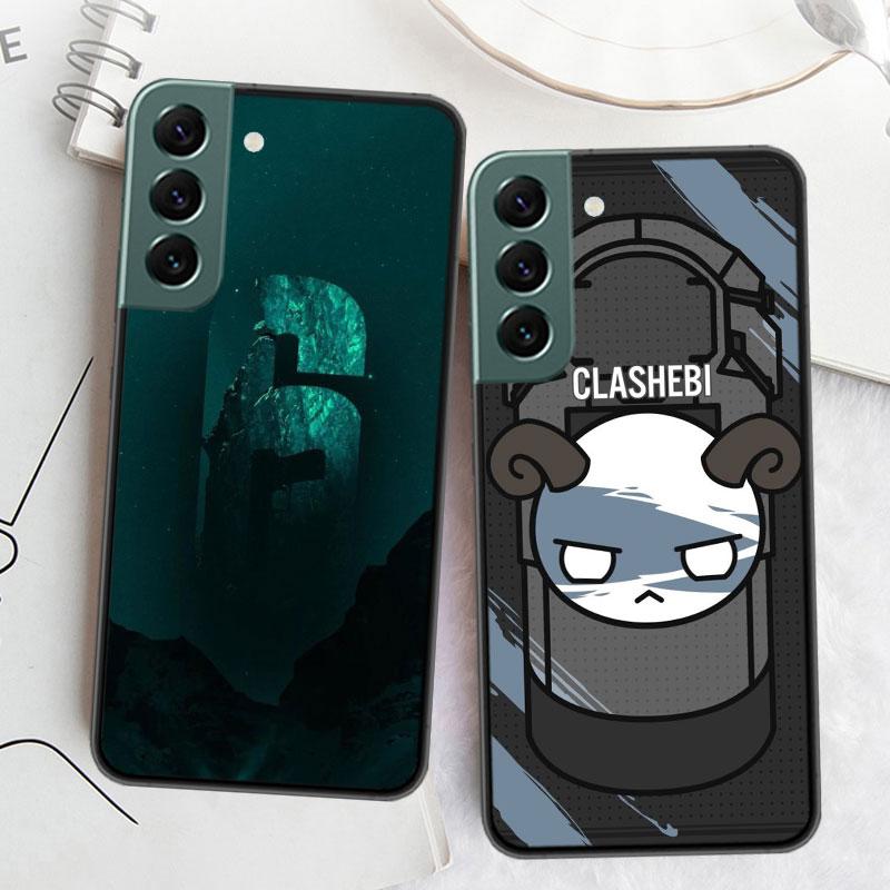 Game Rainbow S-Six S-Siege Phone For Samsung S25 Edge Galaxy S22 Ultra S21 S10 S9 Plus S20 S23 S24 FE Case S10E Cover Silicone S