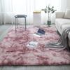 1PC Washable Fluffy Carpet Plush Rug Floor Mat Long Plush Tie Dye Large Size Soft Decoration Bedroom