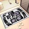 Bohse Onkelz Print Rug, Washable Floor Carpet, For Entryway Dorm Laundry Room Office Study, Home Decor Birthday Christmas Gift