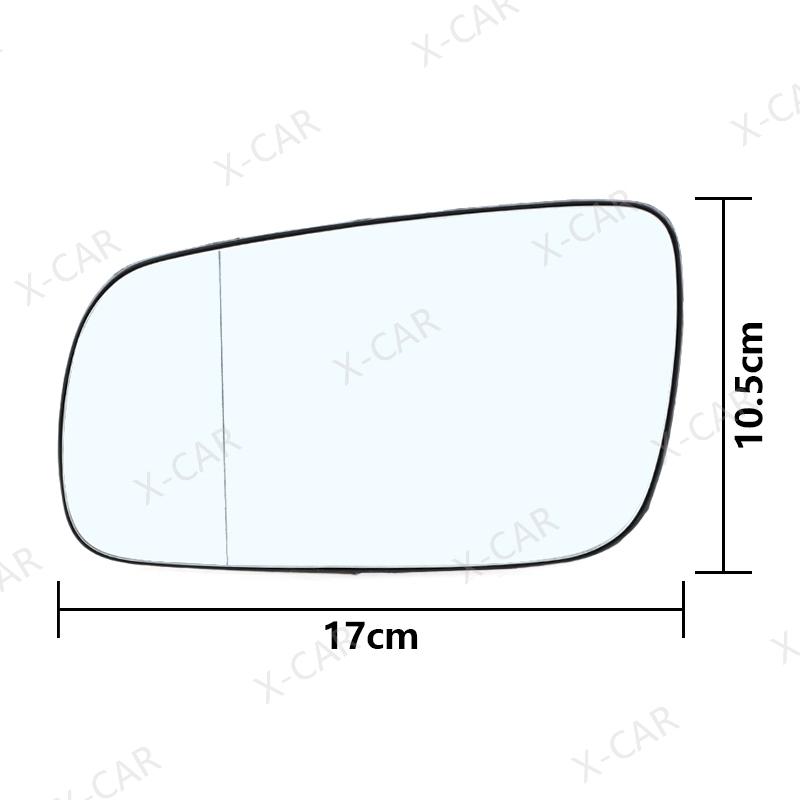 For Skoda Fabia MK1 2000 2001 2002 2003 2004 2005 2006 2007 2008 Exterior Rearview Side Mirror Glass Lens With Heated