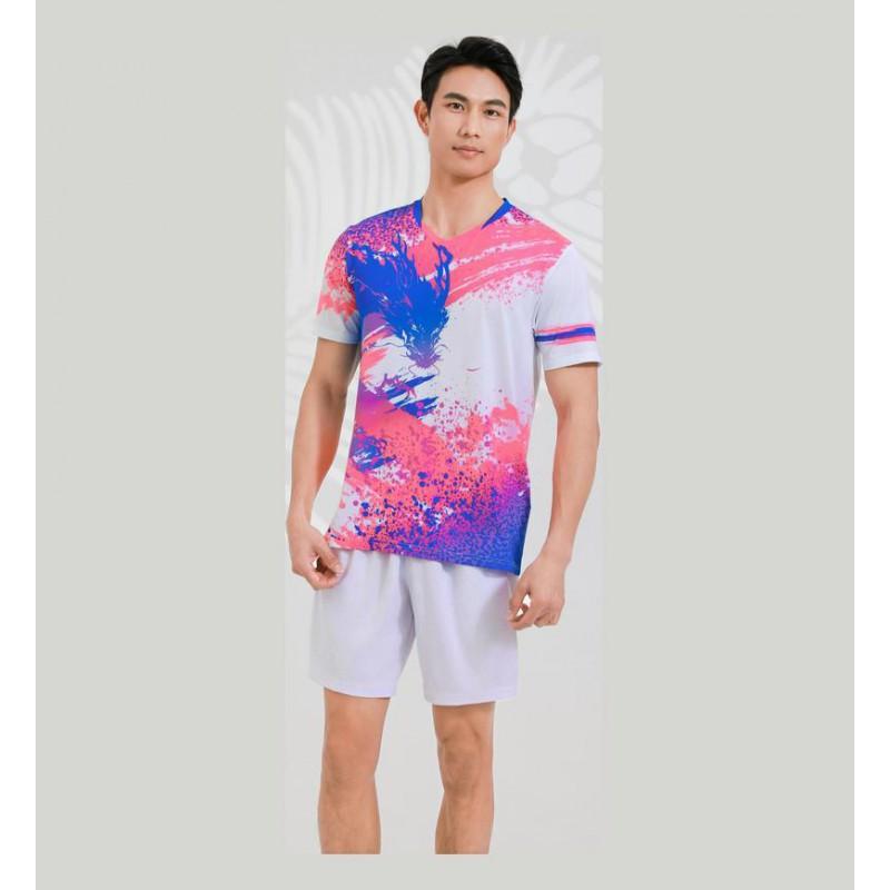 Quick-Dry Breathable Sport T-Shirt Badminton Volleyball Table Tennis Men Women Athletic Wear
