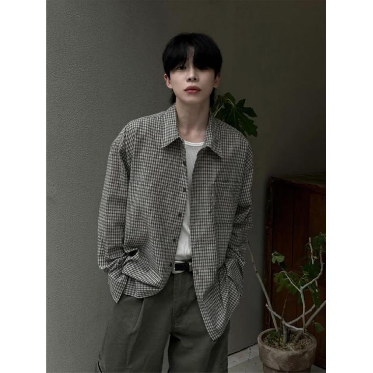 Рубашка с длинным рукавом с буквенным принтом 2024 года в японском стиле в стиле Гонконга, свободная рубашка для мальчиков, летнее модное универсальное повседневное пальто
