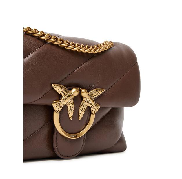 Сумка PINKO Love Puff Mini CL PE 25 PLTT 100039 A0F2 коричневый