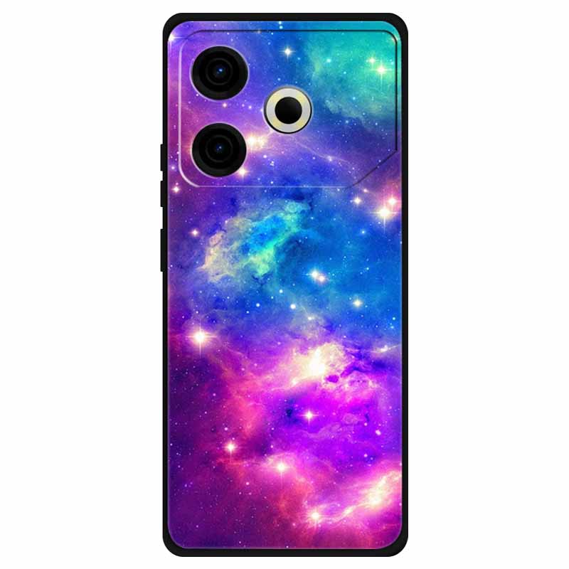 Чехол для Tecno Pova 6 Neo Силиконовый Мягкий Цветок Космос Модный Чехол Для Tecno Phantom X2 Pro Чехлы Пейзажная Краска Чехлы Милые