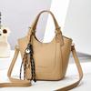 Stylish Ladies Pu Leather Tote Bag With Large Capacity And Zipper Closure For Everyday Use