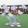 50cm 3D Gauze Artificial Flower Simulation Big Giant Mesh Flower Hollow Silk Flower  Window Display