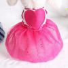 Spring and Summer New Love Skirt Dress Teddy Puppy Pomeranian Dog Clothes Skirt