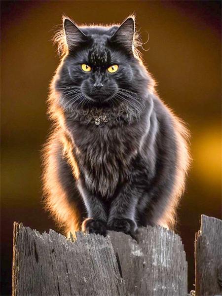 5D алмазная картина кошка полная круглая мозаика вышивка животное ручная работа подарок домашний декор