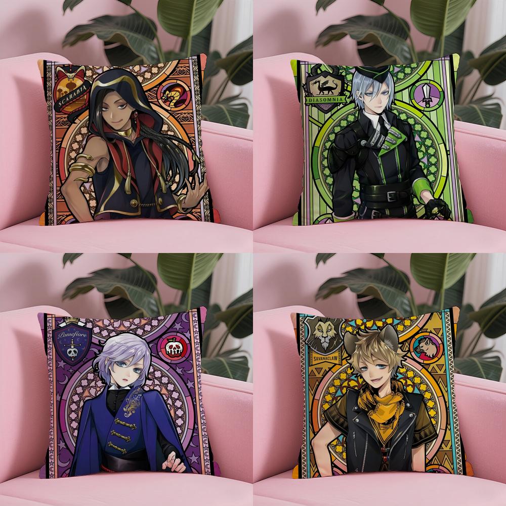 Kits T-Twisted Wonderland Vil S-Schoenheit Cushion Cover Silky Short Plush With Invisible Zipper Dustproof Sofa Pillow Cover