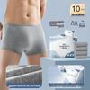 Men's Wash-Free Disposable Polyester Cotton Travel Briefs - Plus Size Four-Corner Shorts