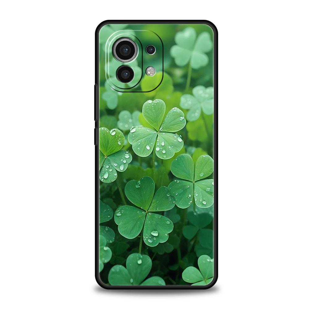 Чехол для телефона для Xiaomi Mi 15 14 14T 13T 12T Pro 12 13 11 Lite 5G 11T X6 X5 Pro Мягкий чехол из ТПУ lucky grass