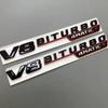 FUP1  Car Fender Side Emblem V8 Biturbo 4matic Logo For Mercedes C63S W205 E63S W213 S63 W222 GLC63S X253 GLE63S W167 AMG Accessories