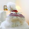 Pet Dress Comfortable Fashionable Dog Princess Dress with Bow Decoration And Traction Ring Pet Supplies