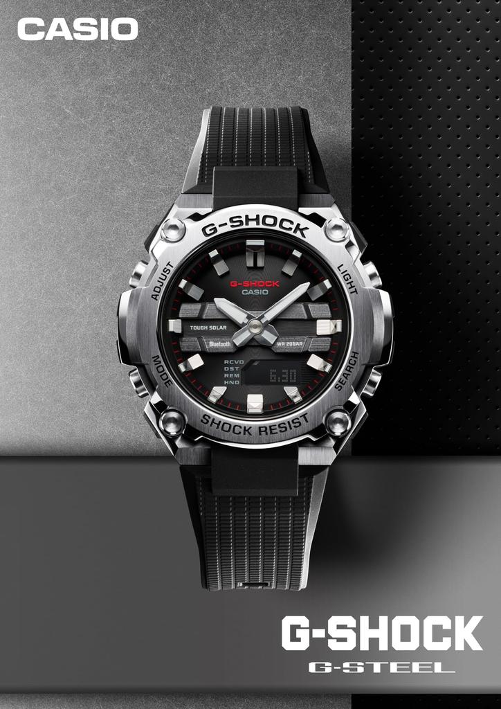 Watch Bluetooth Equipped with Solar Black [Casio] G-Shock [] G-STEEL GST-B600A-1A6JF Men's