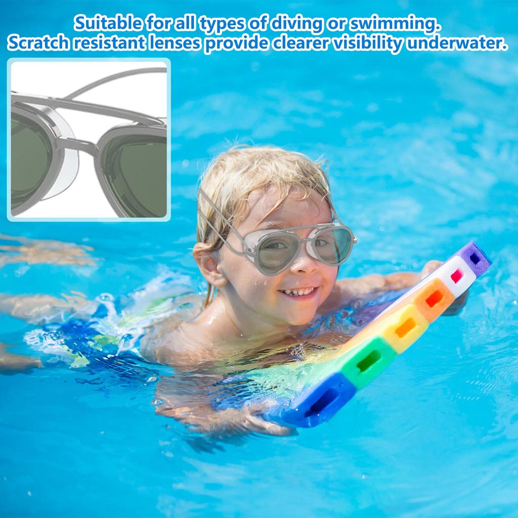 Swim Goggles Waterproof Swimming Glasses For Adults & Kids