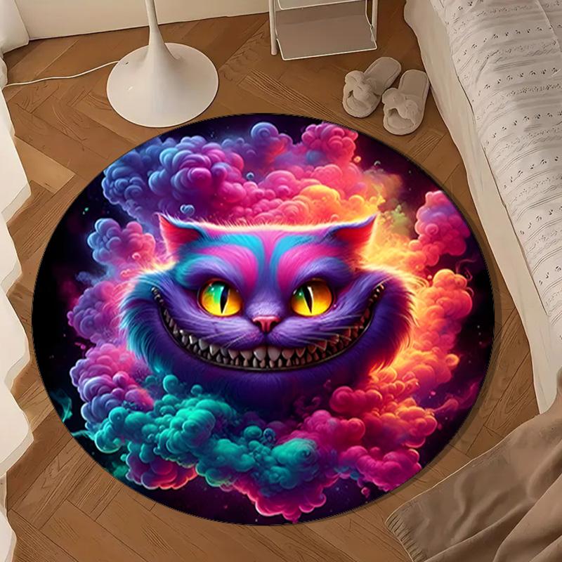 WonderlCat Fantasy Round mat Home Decor, Chair rug For livingroom,Bedroom, doormat home decor Birthday Gift Christmas Gifts