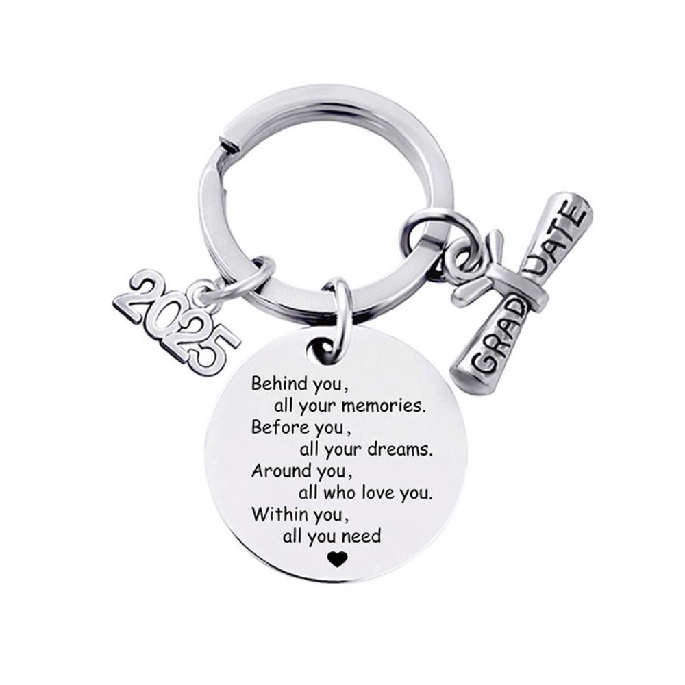 Подарки на выпускной 2025 года, брелок для выпускника средней школы, аксессуары, брелок
