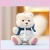 Plush Bear Toy Cute Cartoon Animal Keychain With Soft Pp Cotton For Girls Gift And Bag Decoration